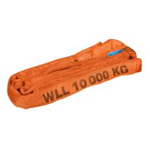 Rondstrop 10 Ton met certificaat - Oranje