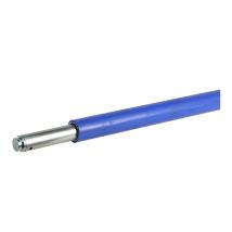 Telescoopstang PVC mantel inkortbaar -2550 mm. plug 24 mm. 