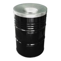 Afvalbak Vlamvertragend zwart - Inhoud naar keuze