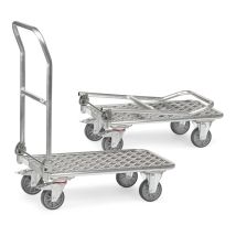 Plateauwagen Inklapbaar Aluminium 200 Kg 900x600 mm