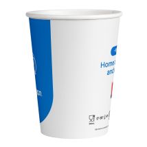 Drinkbeker Karton Eden Bio-Gecoat 200 ml Blauw/Wit - 1000 stuks