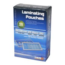 Lamineerhoes Glanzend Credit Card 125 micron DESQ - 100 stuks