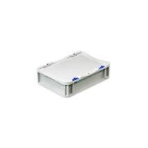 Euronorm Bak met Deksel 300x200x85 mm Grijs
