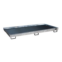 Stalen Stelling Lekbak Bauer PE Verzinkt 2665x1315x210 mm 312 Liter