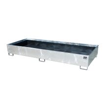 Stalen Stelling Lekbak Bauer PE Verzinkt 3265x1315x385 mm 1100 Liter