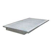 Inhangbare Lekbak Bauer Verzinkt 2150x1250x140 mm 282 Liter