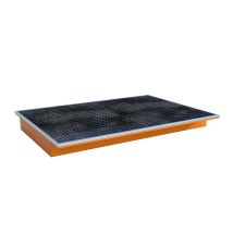 Inhangbare Lekbak Bauer PE-binnenbak Oranje 1765x1265x165 mm