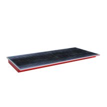 Inhangbare Lekbak Bauer PE-binnenbak Rood 2665x1265x135 mm