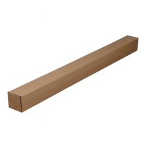 Vierkante koker 100x100x1100 mm bruin nieuw