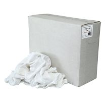 Poetsdoeken Dun Witte Tricot Gesneden 10 kg