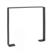 Fietsbeugel Staal Antraciet 800x800x70 mm Vloerplaat

