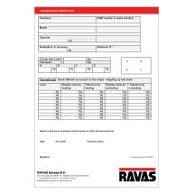 Kalibratiecertificaat - Transpallet Ravas