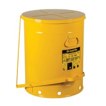 Afvalbak Oliehoudend/Brandbaar Afval 80 Liter Geel