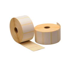 Zebra compatible etiket 51 x 25 mm wit 2580 eti/rol kern 25 mm