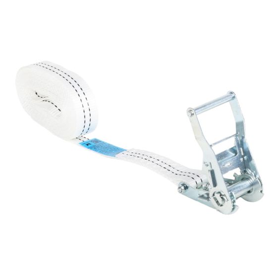 Eindloze Spanband 35 mm 2 ton 4M Wit