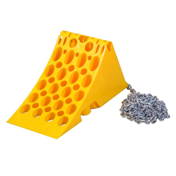 Wielkeg Kunststof met Ketting Geel 470x200x225 mm