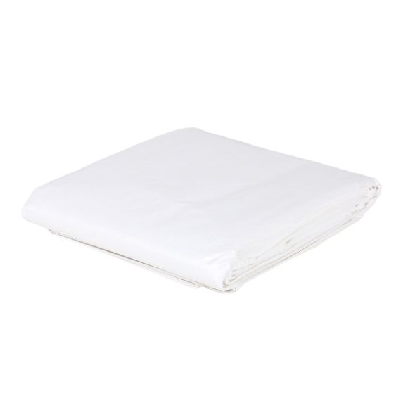 Afdekzeil Wit Brandwerend 10x12 meter 140 gr/m²