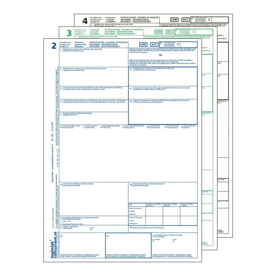 CMR vrachtbrief laser 3-voud [2-3-4]