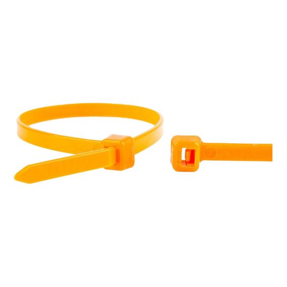 Kabelbinders Oranje 300x4,8 mm - Zak 100 stuks