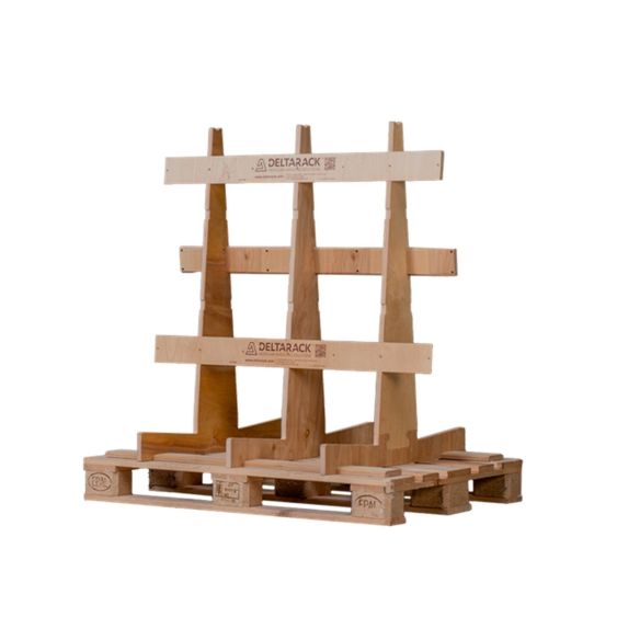 Glasbok Monteerbaar 110 x 80 x 108cm met Rubberen Hamer