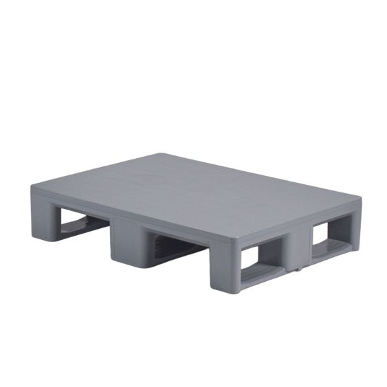 Kunststof Hygiënepallet 60 x 80 cm HDPE Gesloten Dek