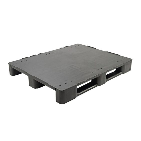 Kunststof Pallet E-Line Mepal Medium Duty 100 x 120 cm Nieuw Gesloten Dek