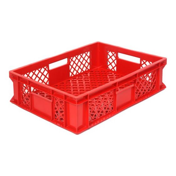 Broodkrat Geperforeerd 600x400x150 mm Rood