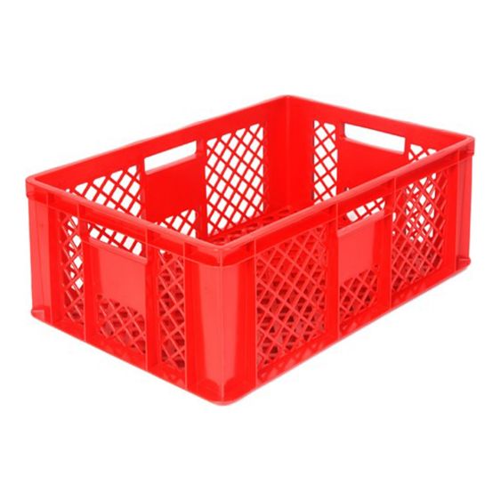 Broodkrat Geperforeerd 600x400x240 mm Rood