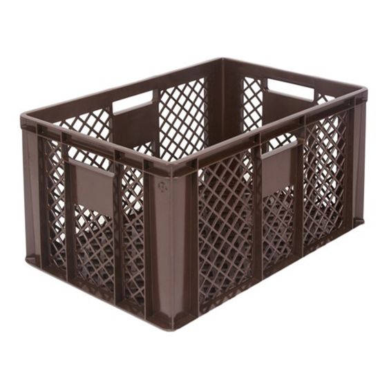 Broodkrat Geperforeerd 600x400x320 mm Bruin