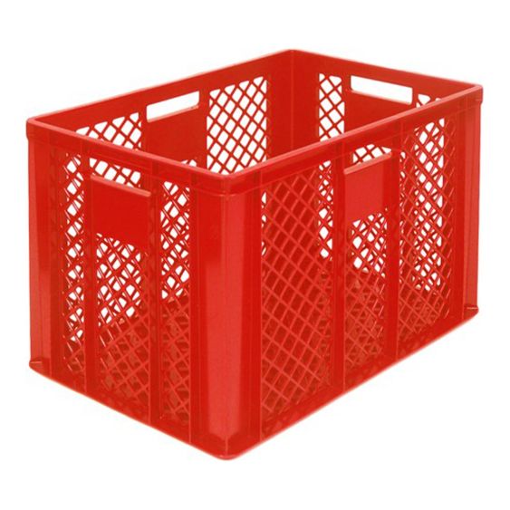 Broodkrat Geperforeerd 600x400x410 mm Rood