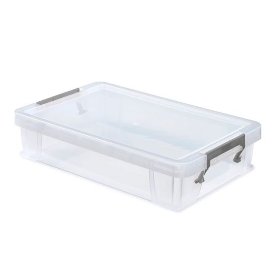 Opbergbox met Deksel en tray 400x260x80 mm 5,5 Liter