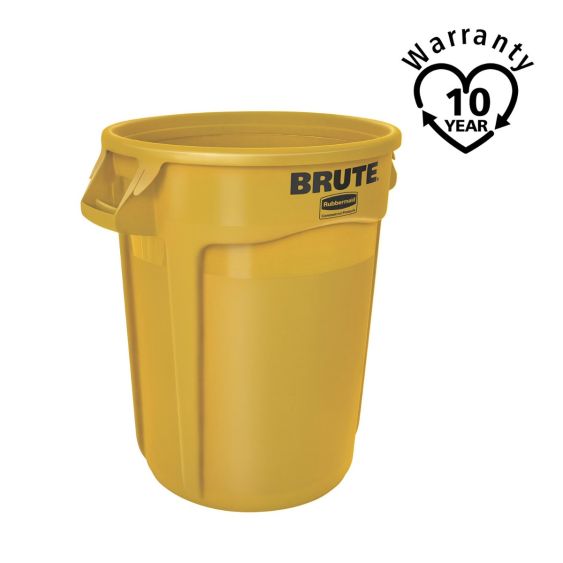 Container Rubbermaid Rond 121,1 liter Geel Onverwoestbaar