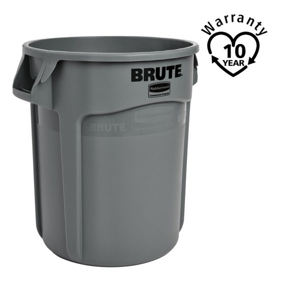 Container Rubbermaid Rond 75,7 liter Grijs Onverwoestbaar