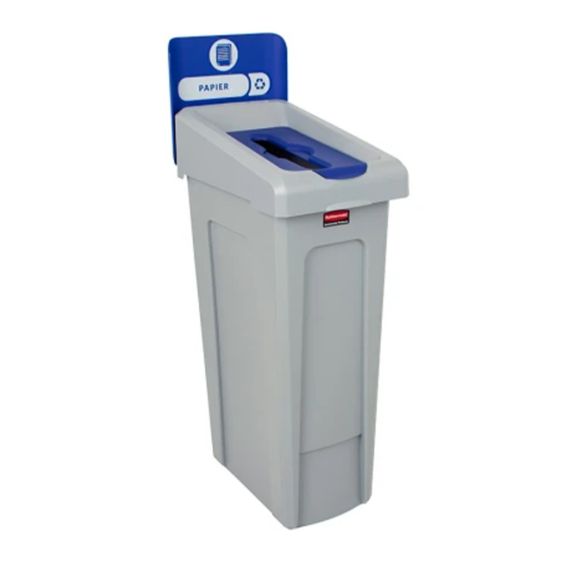 Rubbermaid Recyclingstation Papier inwerpopening 87 L