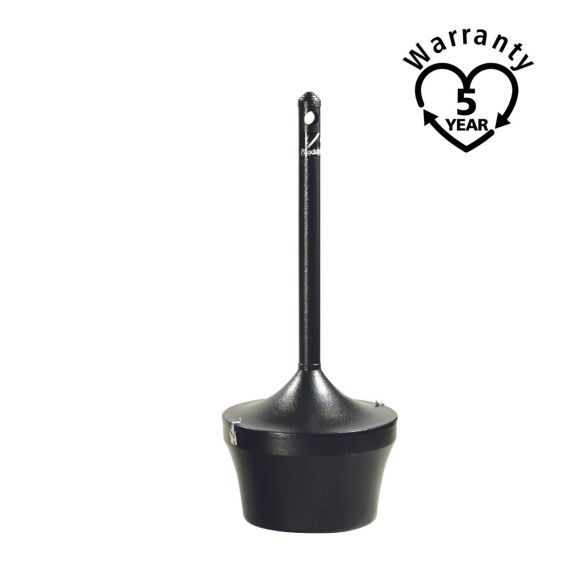 Rubbermaid Rookpunt Zwart met 2 openingen  - warranty