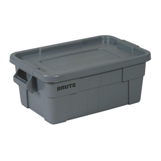 Rubbermaid Opbergbox met Deksel Grijs 53 Liter