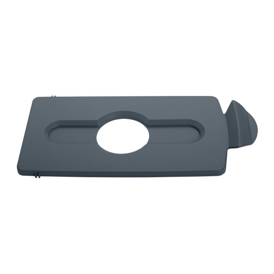 Rubbermaid Deksel Flessen/Blik Grijs voor Recyclingstation 