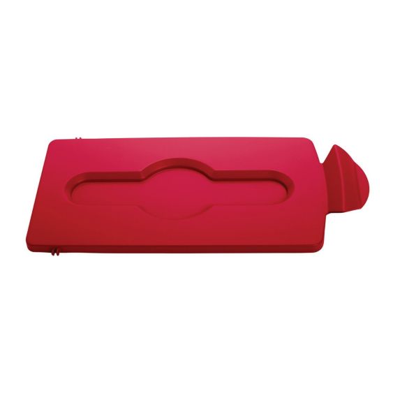 Rubbermaid Deksel Gesloten Rood voor Recyclingstation