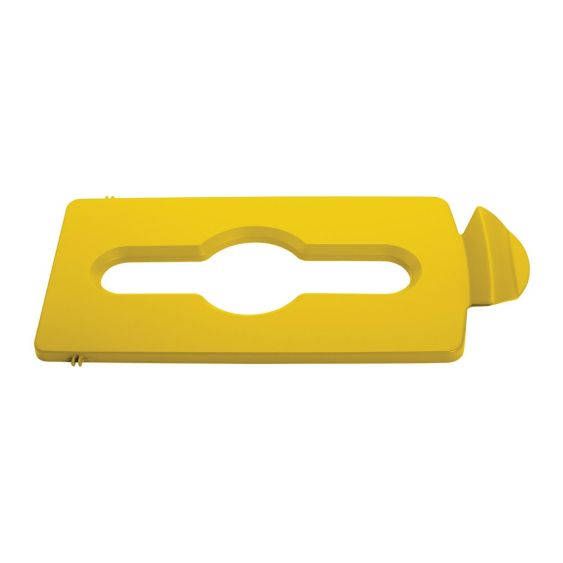 Rubbermaid Deksel Gemixt Afval Geel voor Recyclingstation