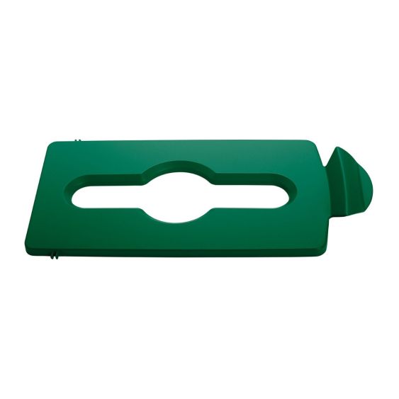 Rubbermaid Deksel Gemixt Afval Groen voor Recyclingstation
