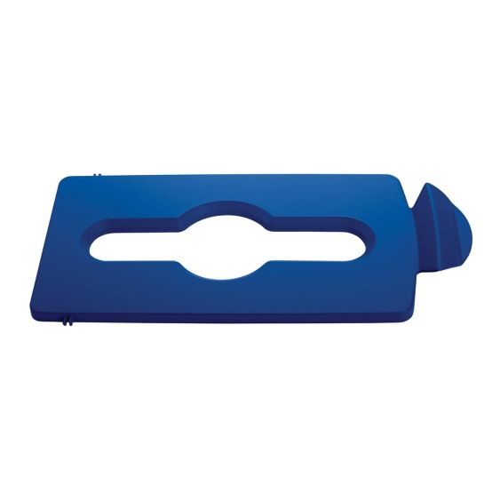 
Rubbermaid Deksel Gemixt Afval Blauw voor Recyclingstation
