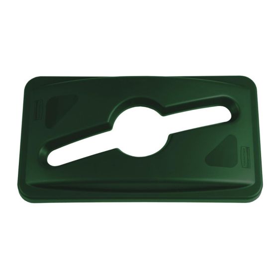 Rubbermaid Gecombineerd Deksel Groen - Slim Jim Container 60 en 87 L