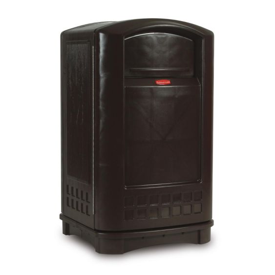 Rubbermaid Landmark Container zonder Asbak Zwart 189,3 Liter