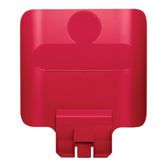 Rubbermaid Communicatiepaneel Rood voor Recyclingstation