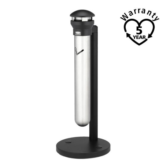 Rubbermaid RVS Staande Design Asbak - warranty