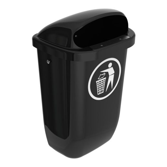 Buitenafvalbak DIN-PK 50 Liter - Kleur naar Keuze