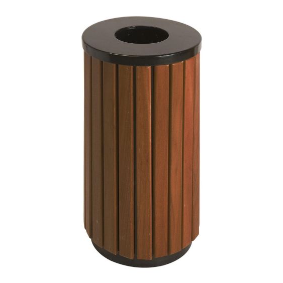 Buitenafvalbak 40 Liter Houtlook Zwart