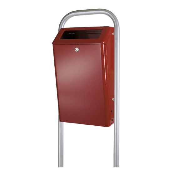 Buitenafvalbak DutchDesign 50 Liter Bordeaux