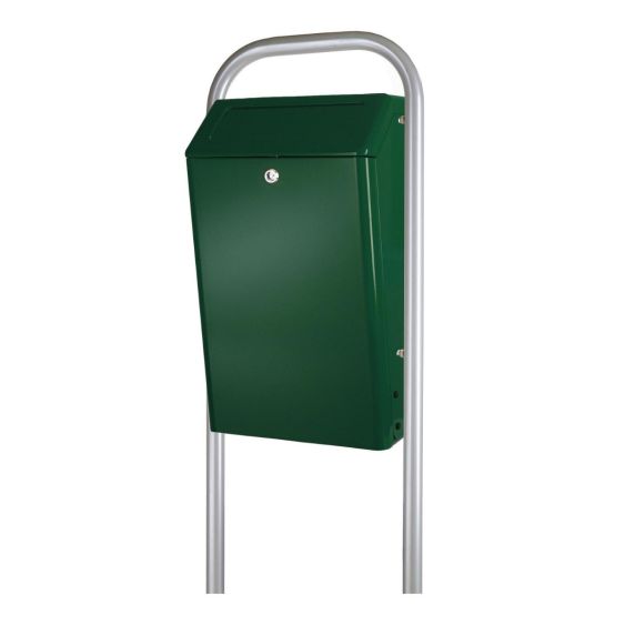 Buitenafvalbak DutchDesign met Klep 50 Liter Groen