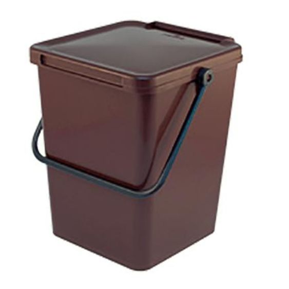 Afvalbak GFT 10 liter bruin